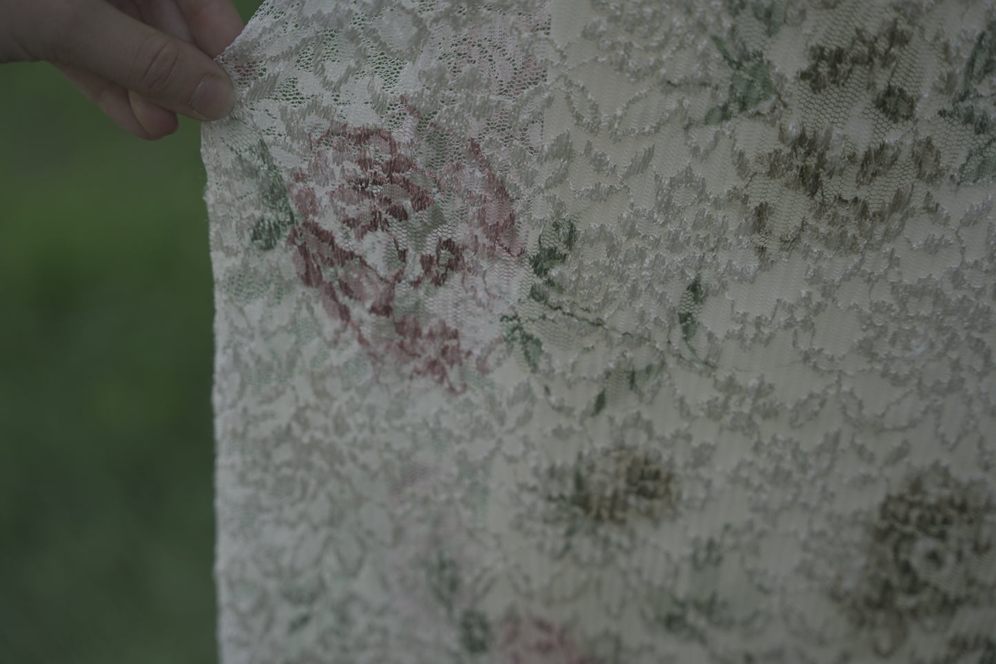 White Floral Lace Dress