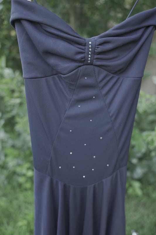 Navy Blue Maxi Dress