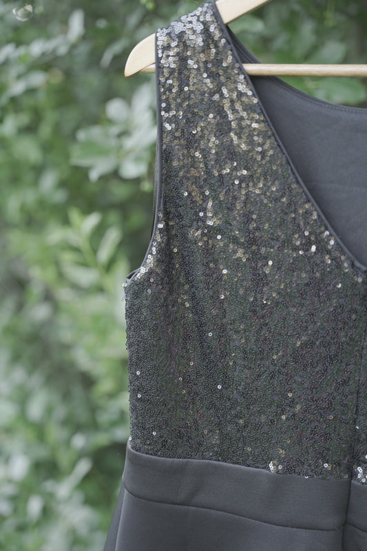 Black Dress with Sequins