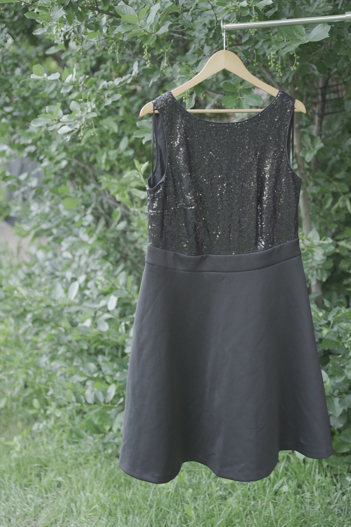 Black Dress with Sequins