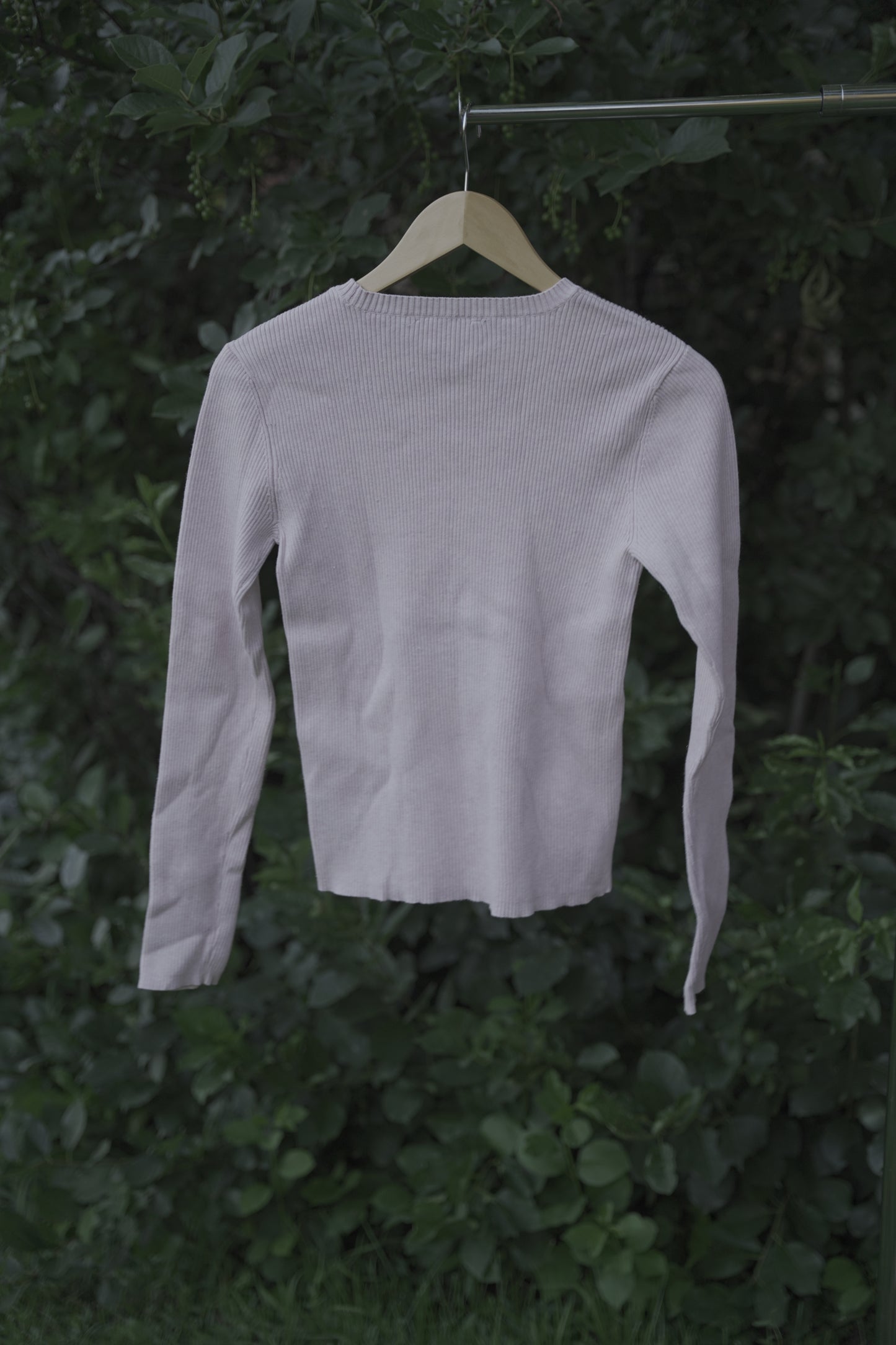 Ribbed Pink Long Sleeve