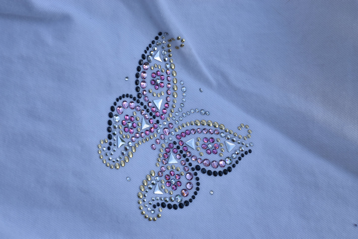 Butterfly Bedazzled Button Up