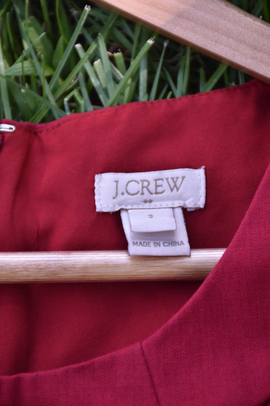 Red Dress with Pockets