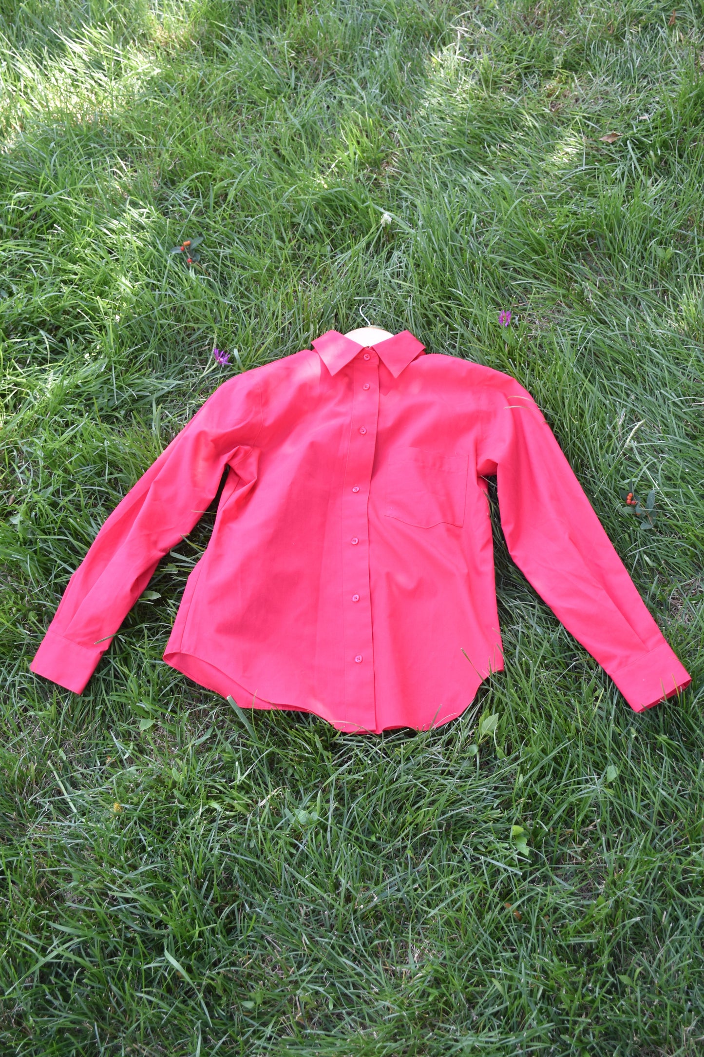 Red Dress Shirt