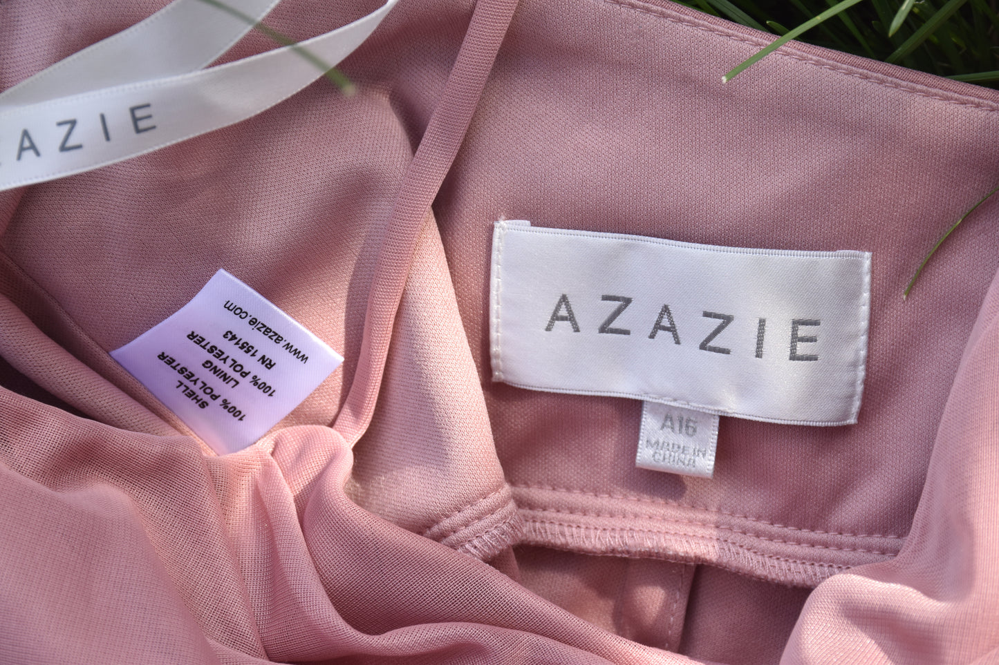 Pink Polyester Dress