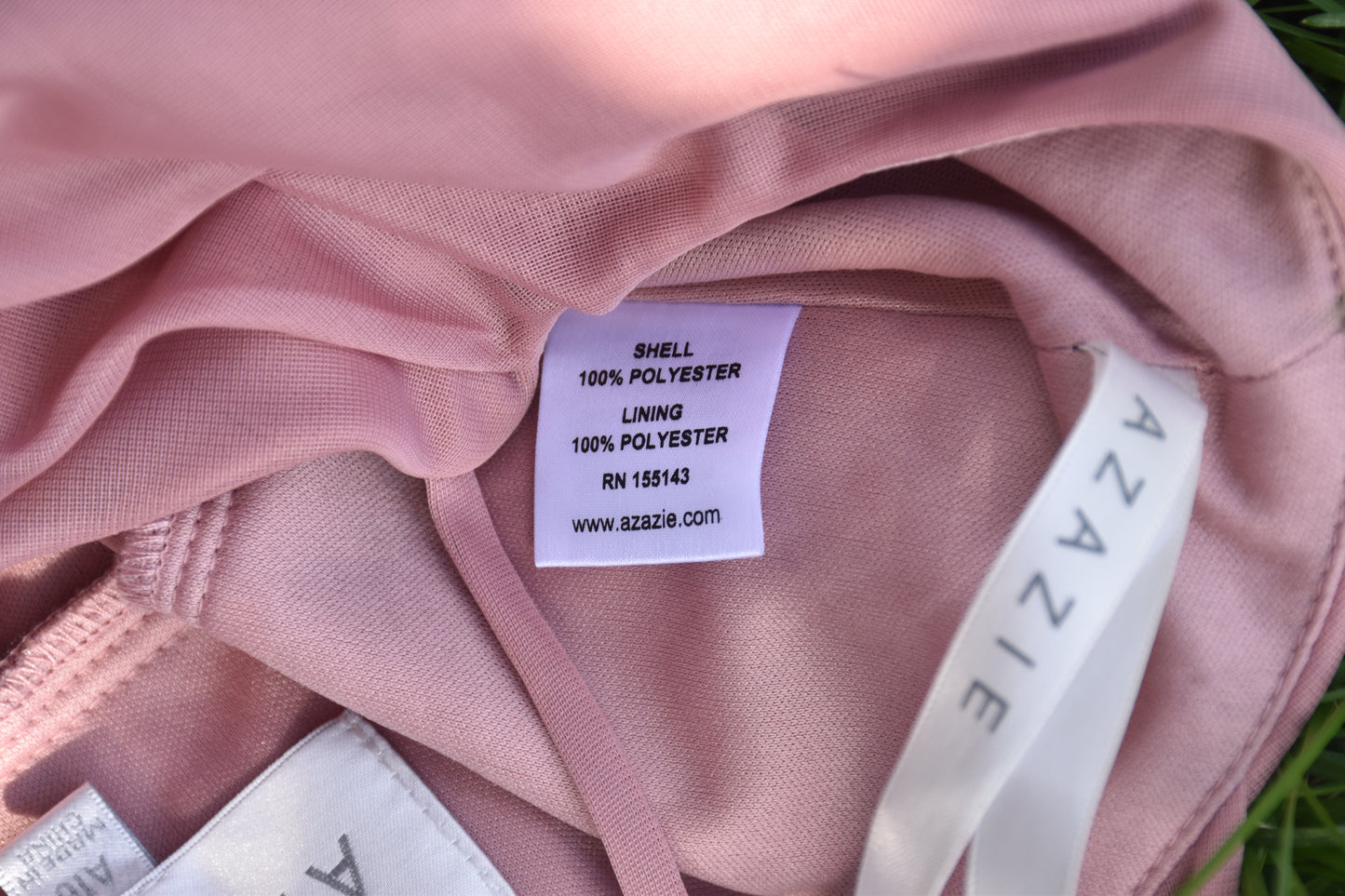Pink Polyester Dress