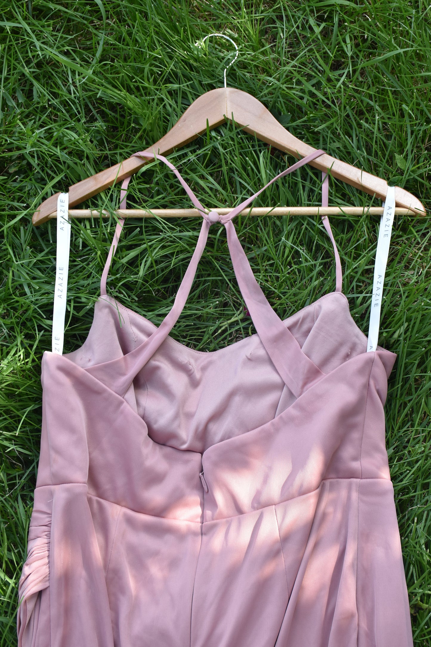 Pink Polyester Dress