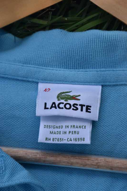 Light Blue Long Sleeve Polo