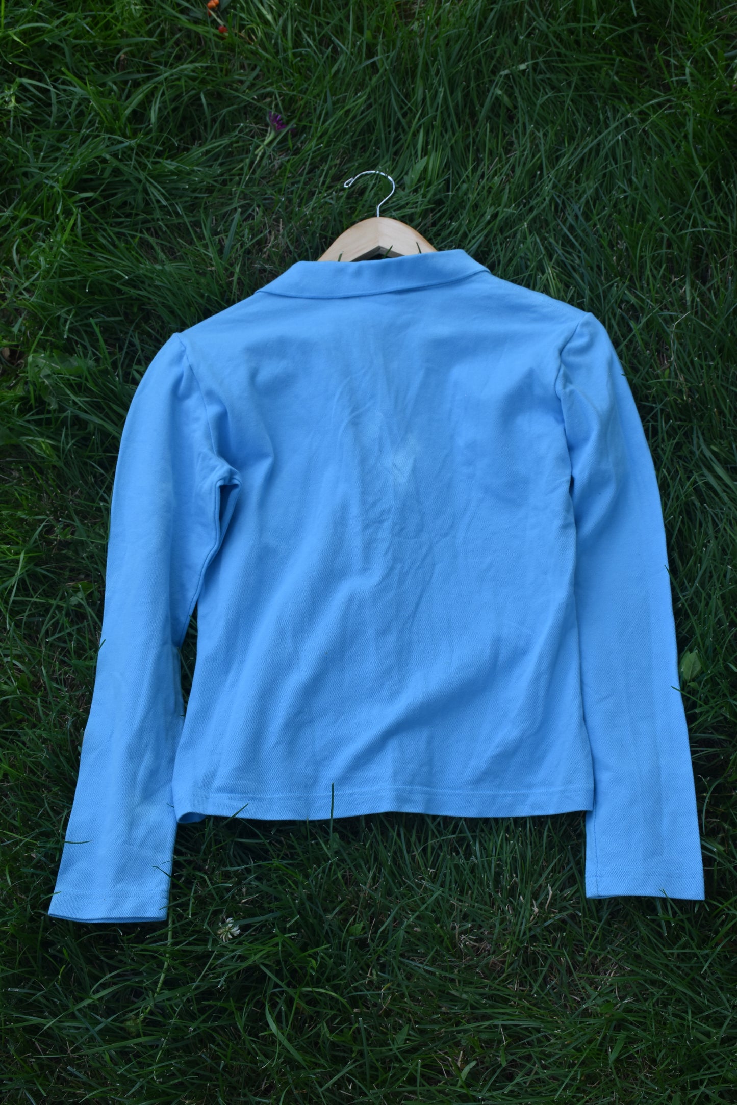 Light Blue Long Sleeve Polo