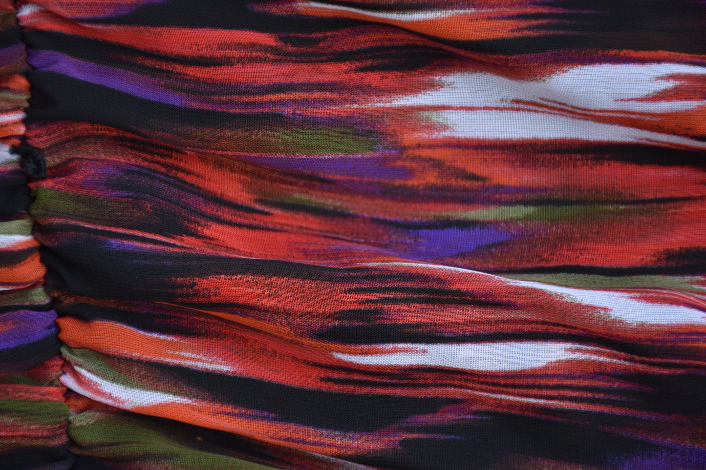 Sleeveless Multicolored Floor-length Dress with a Slit