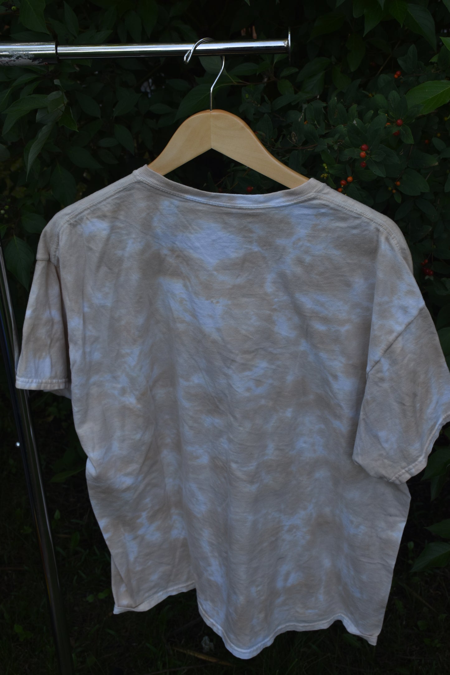 Orange Acid Wash Graphic Tshirt