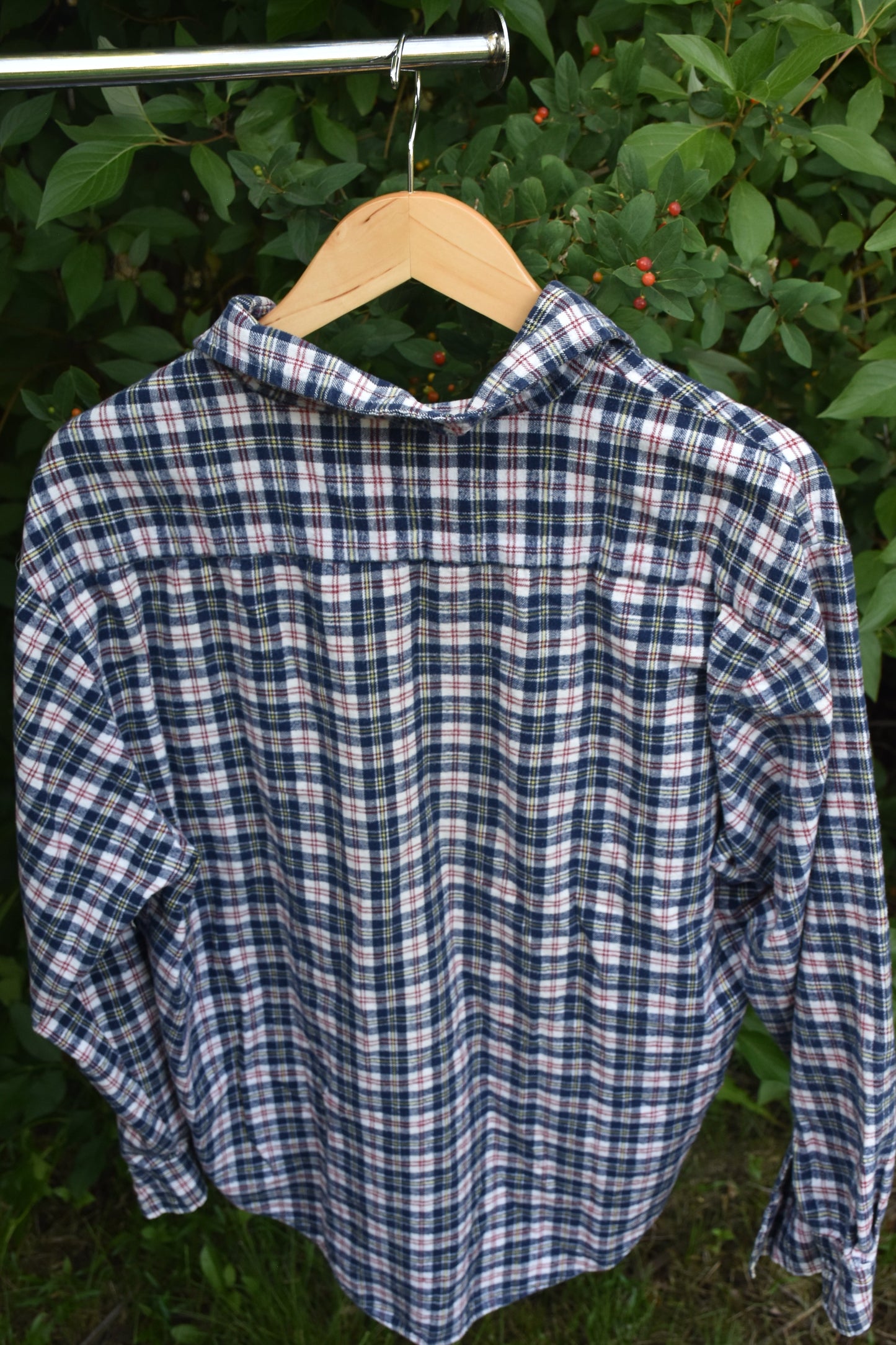 Blue & White Flannel