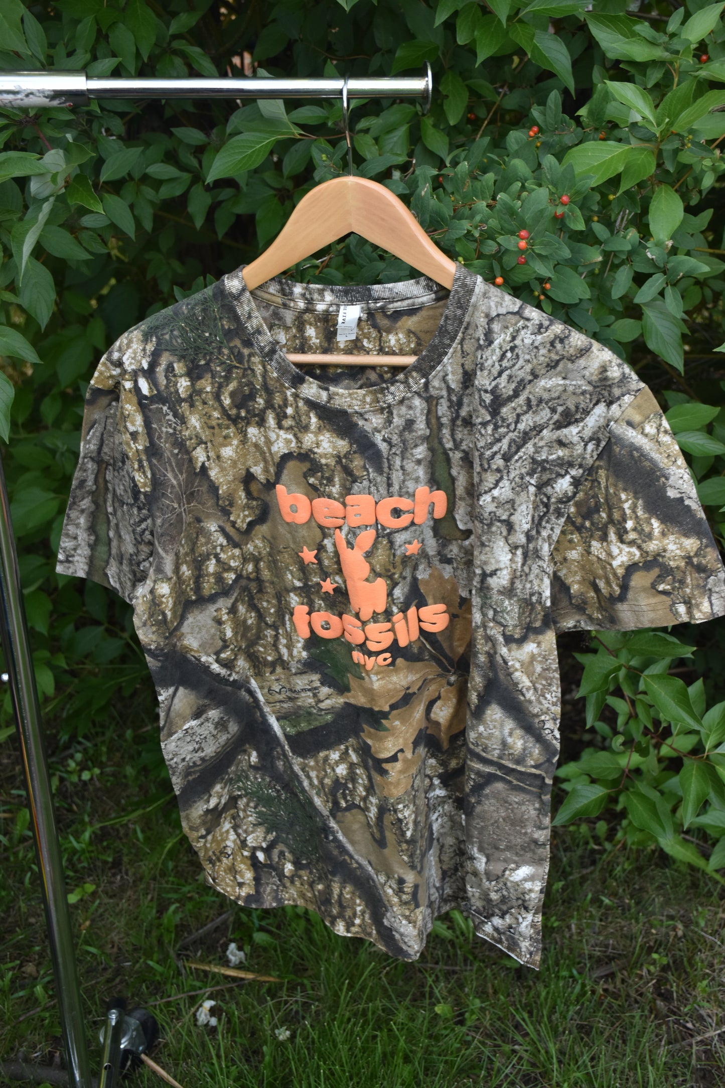 Camo Beach Fossils NYC Graphic Tee