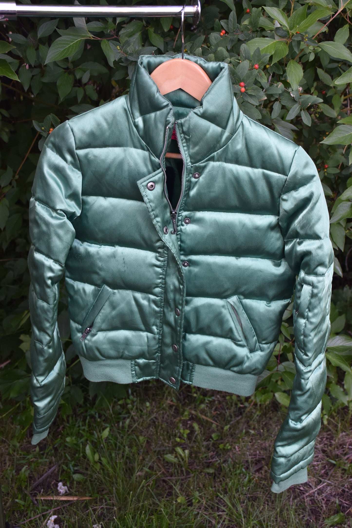 Green Puffer Jacket