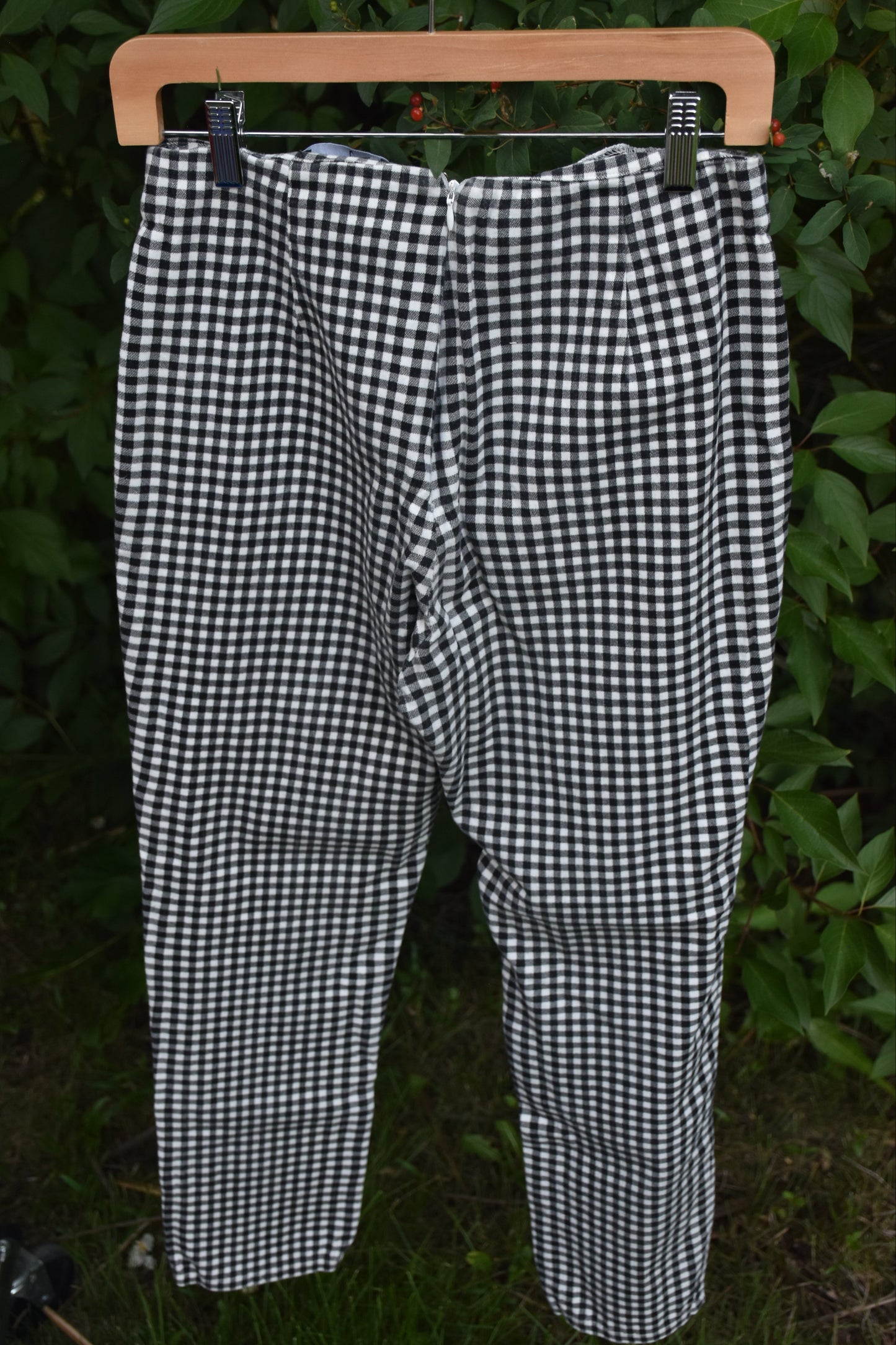 Black & White Checkered Pants