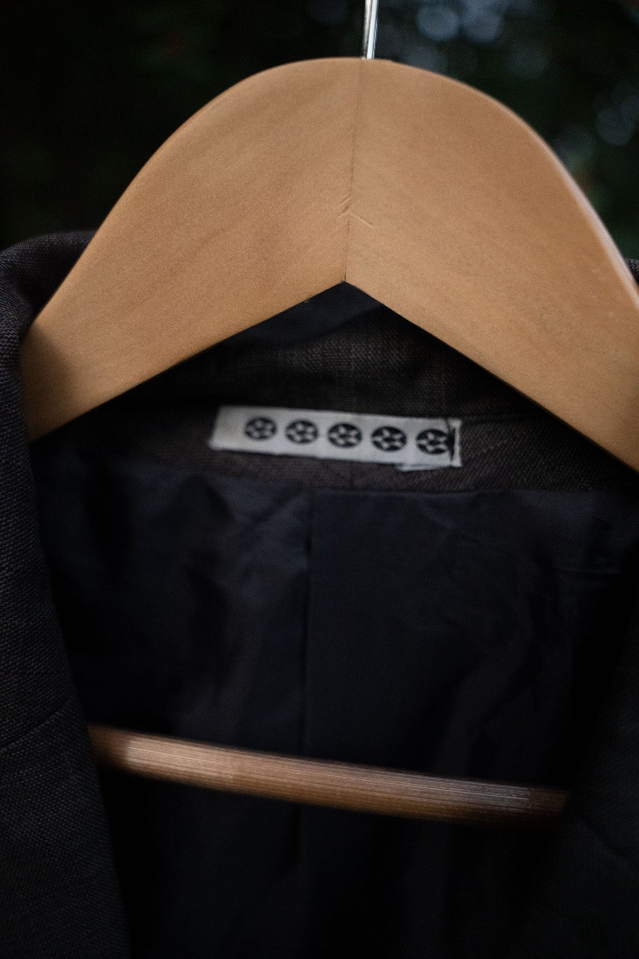 Upcycled Denim Patch Cropped Blazer