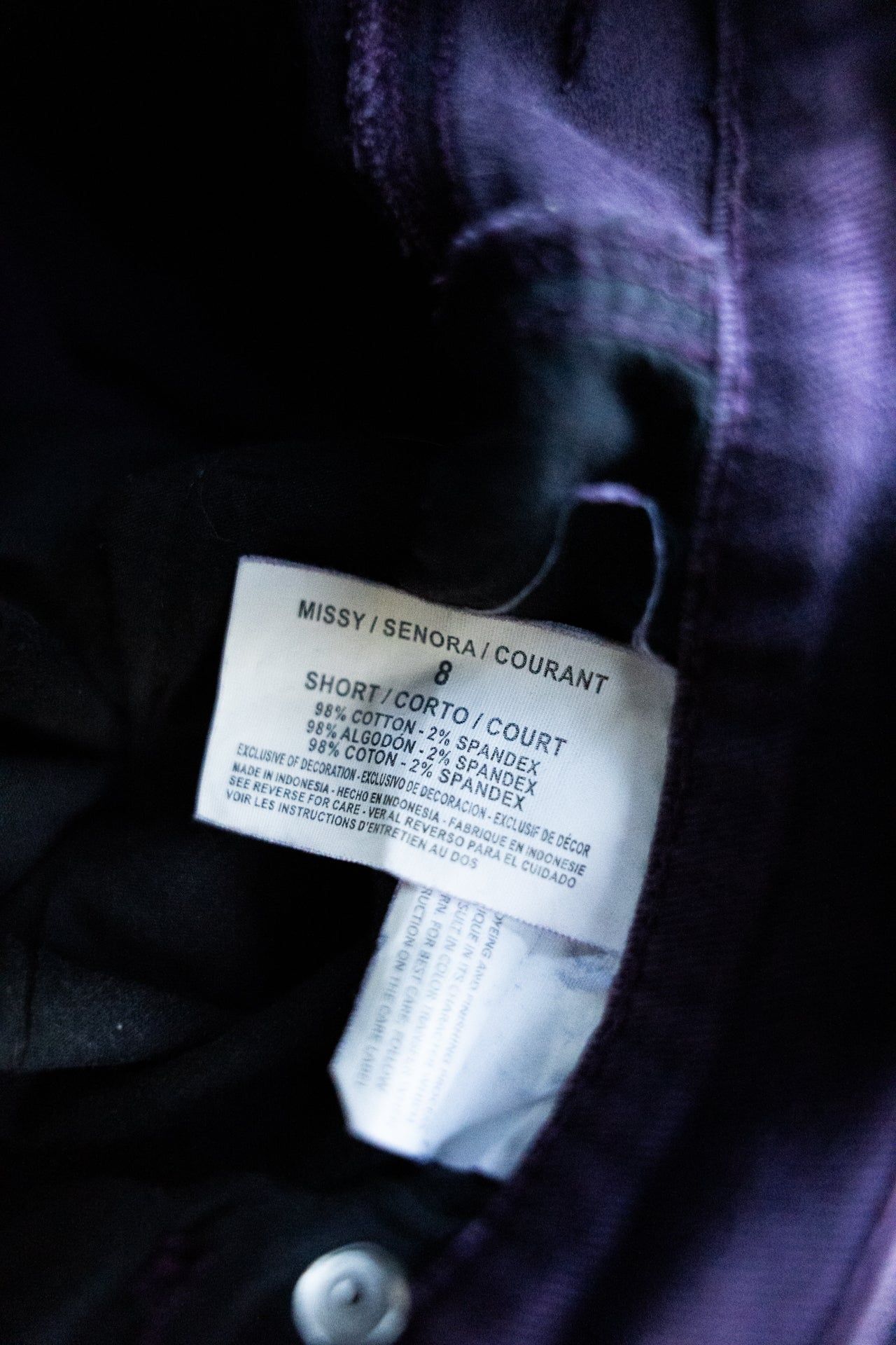 Purple Vintage Denim Jeans