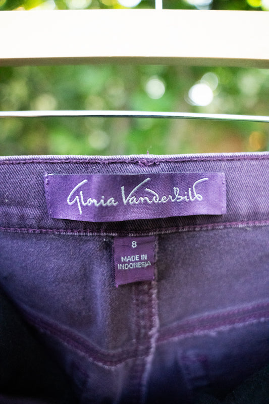 Purple Vintage Denim Jeans