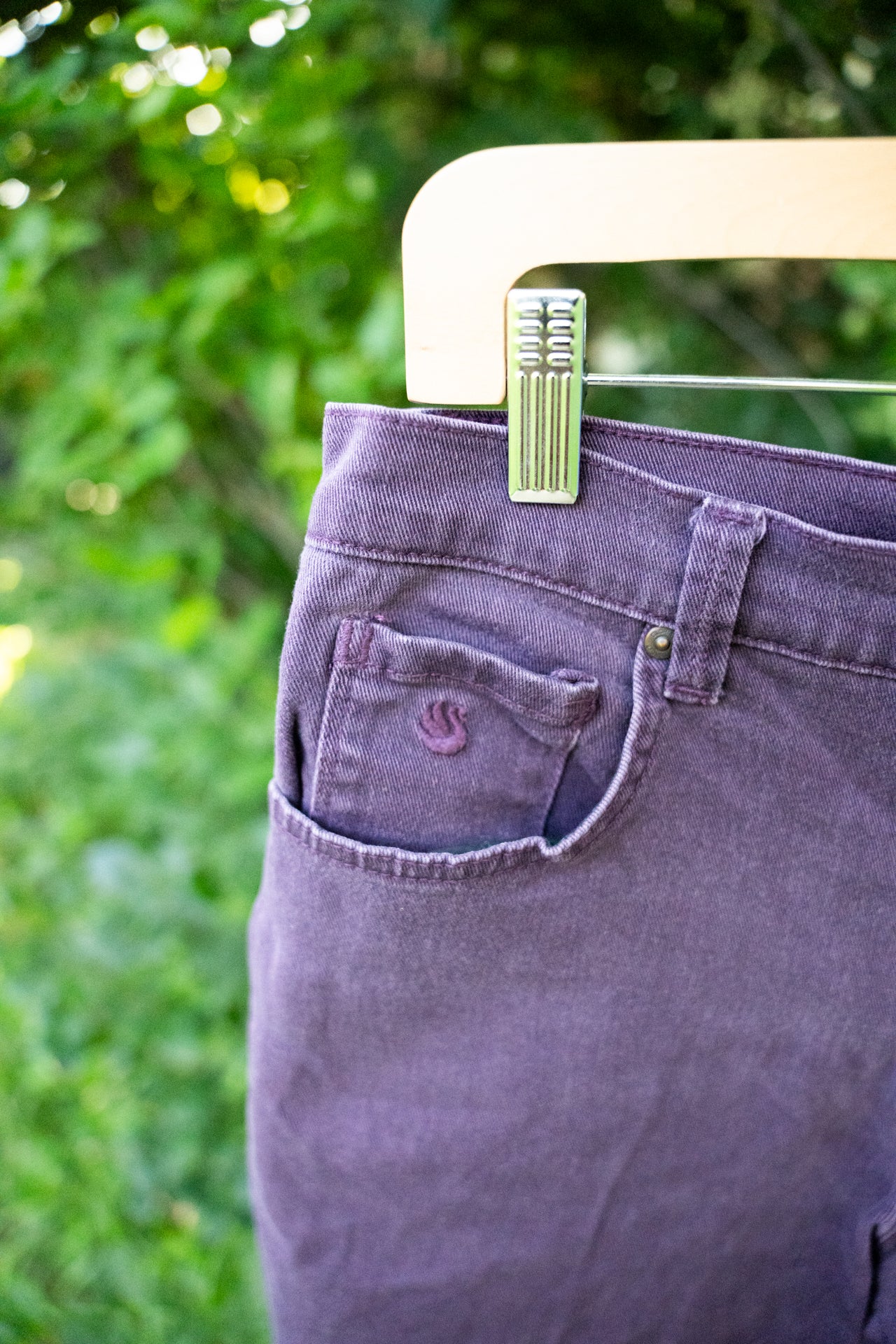 Purple Vintage Denim Jeans
