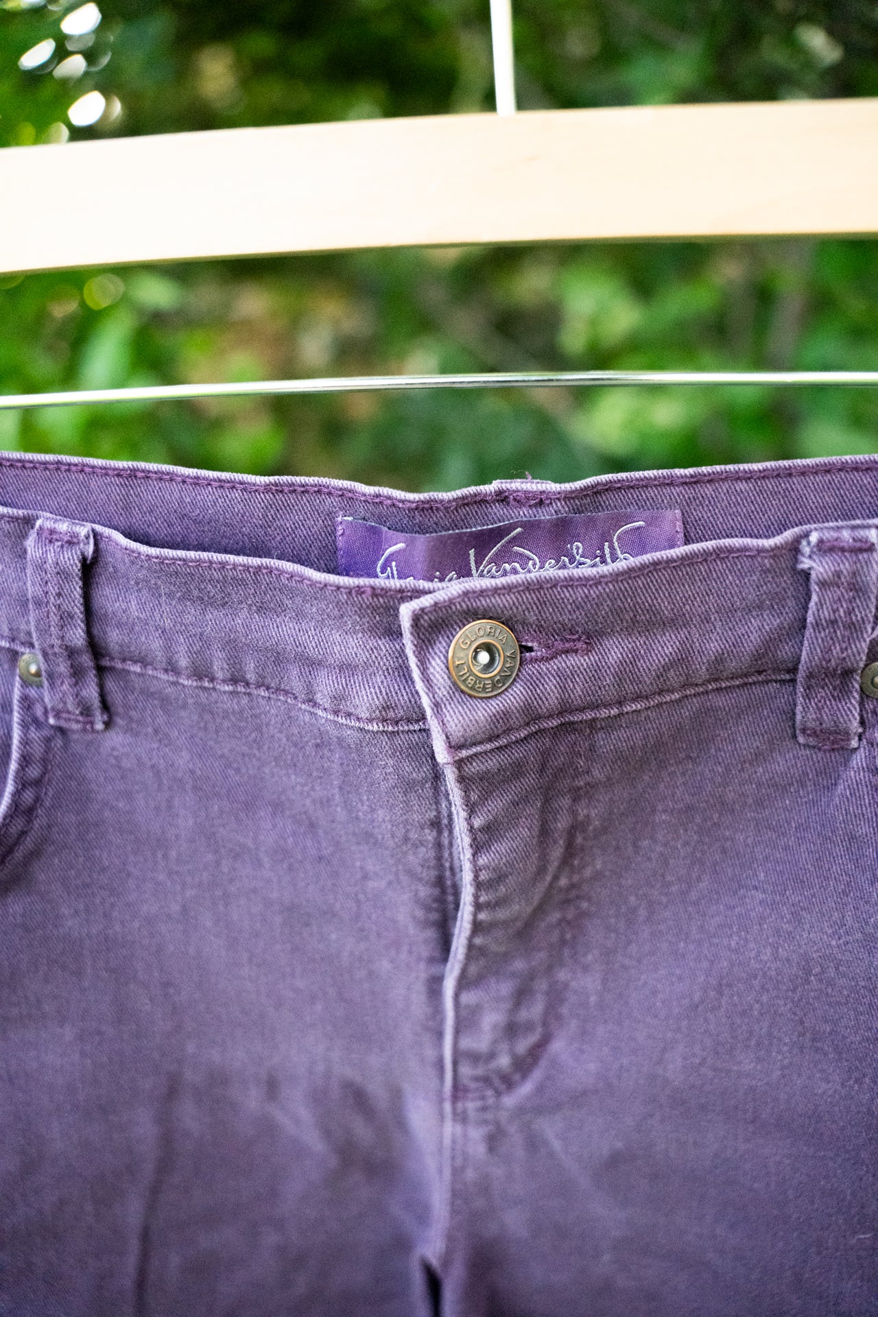 Purple Vintage Denim Jeans