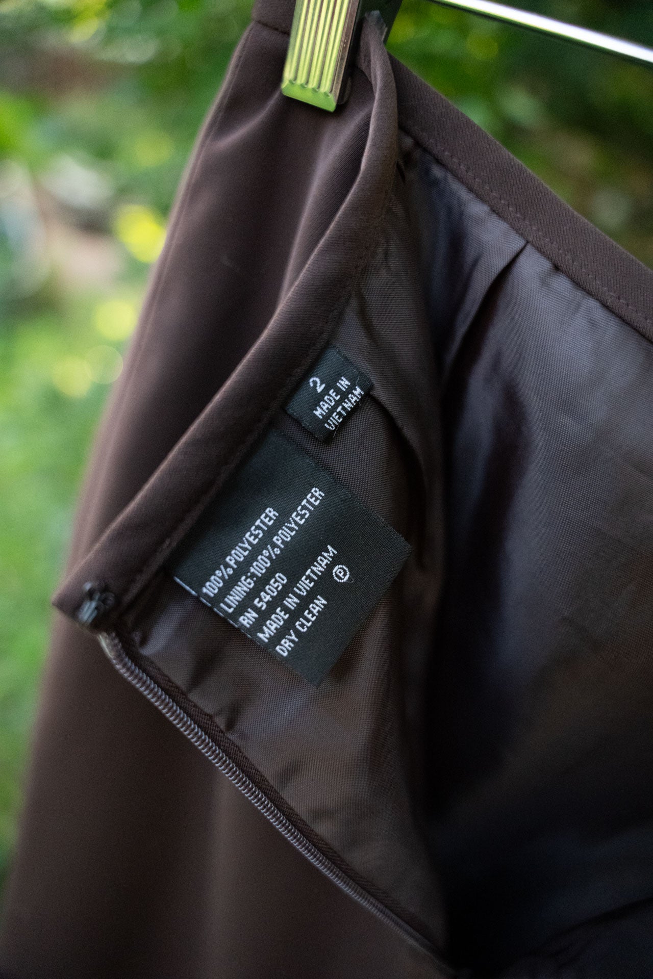 Brown Pencil Skirt