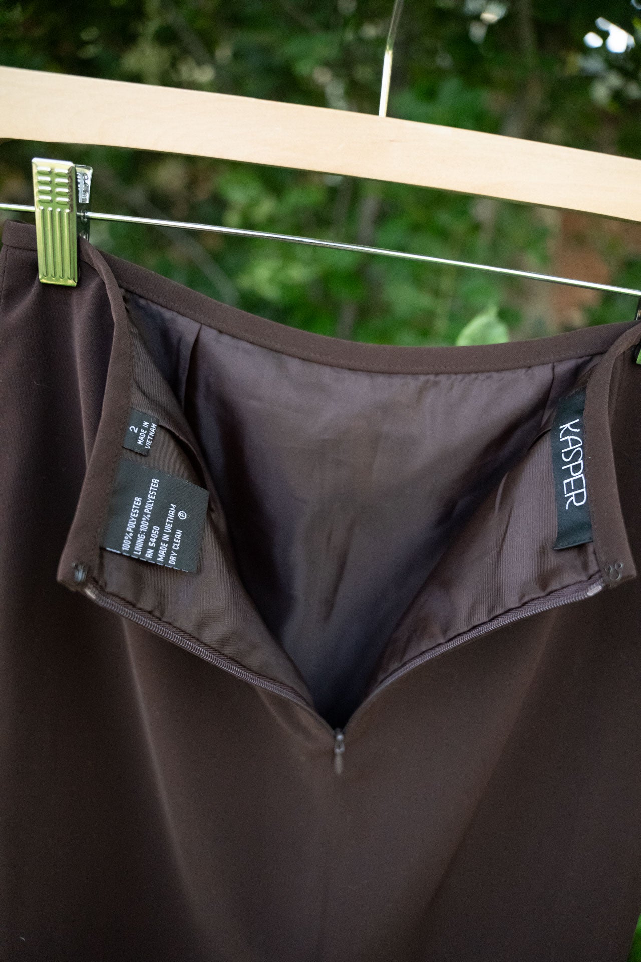 Brown Pencil Skirt