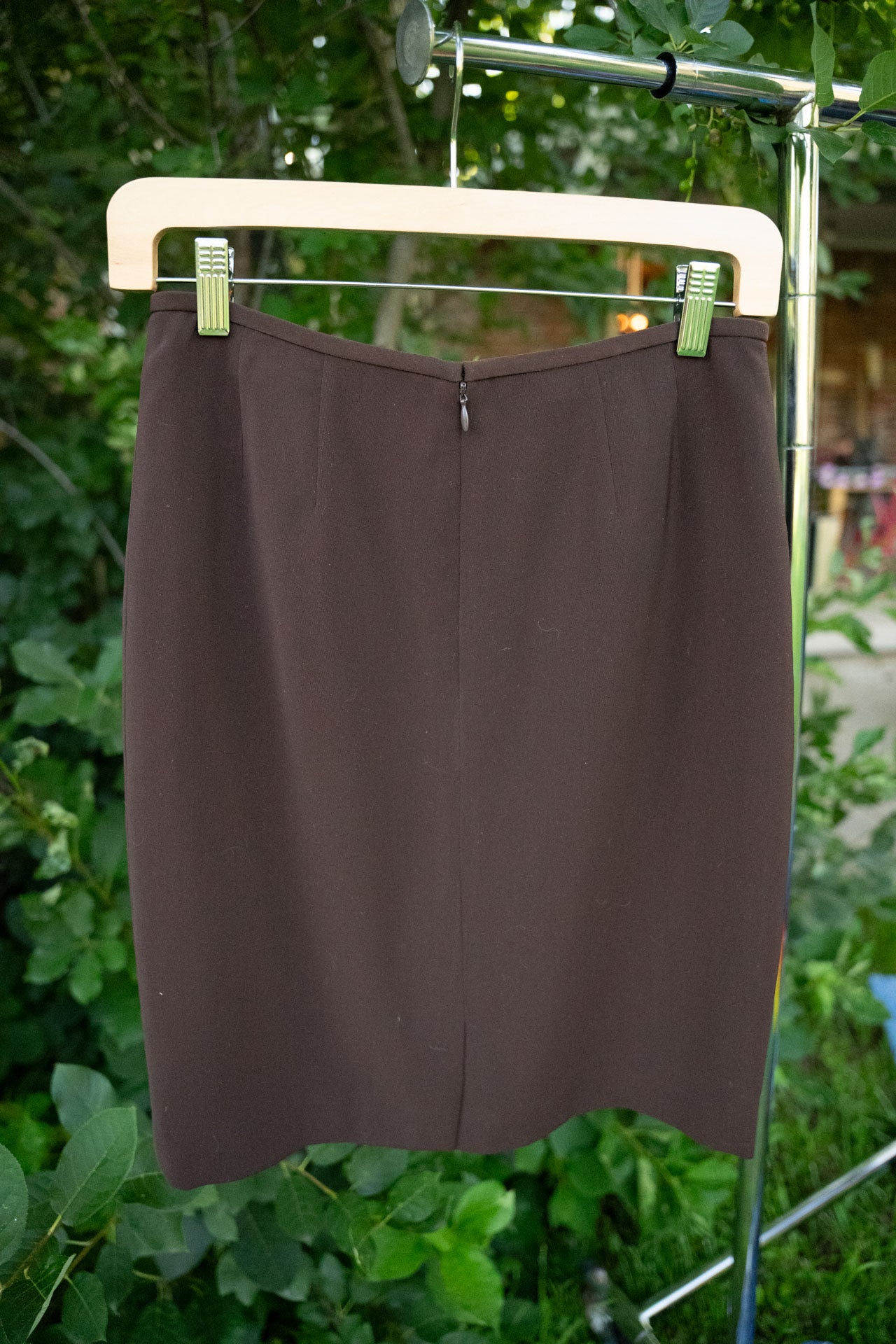 Brown Pencil Skirt