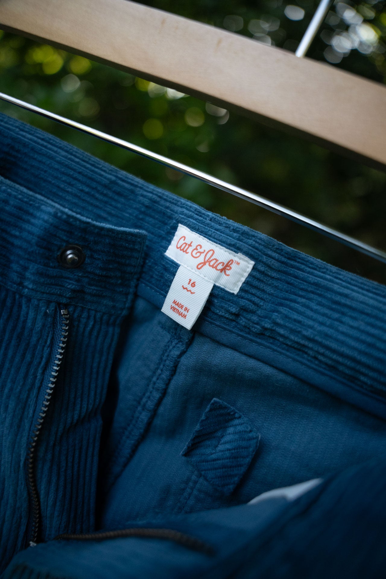 Denim Blue Corduroy Pants