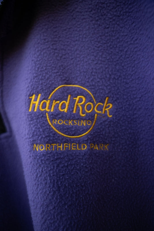 Purple Hard Rock Cafe Fleece Zip-Up