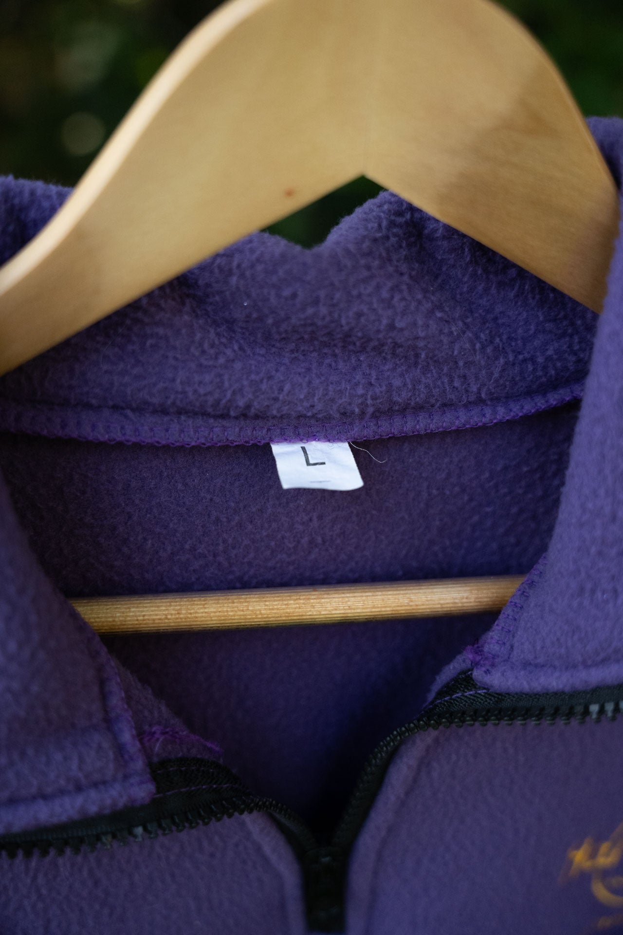 Purple Fleece Zip-Up