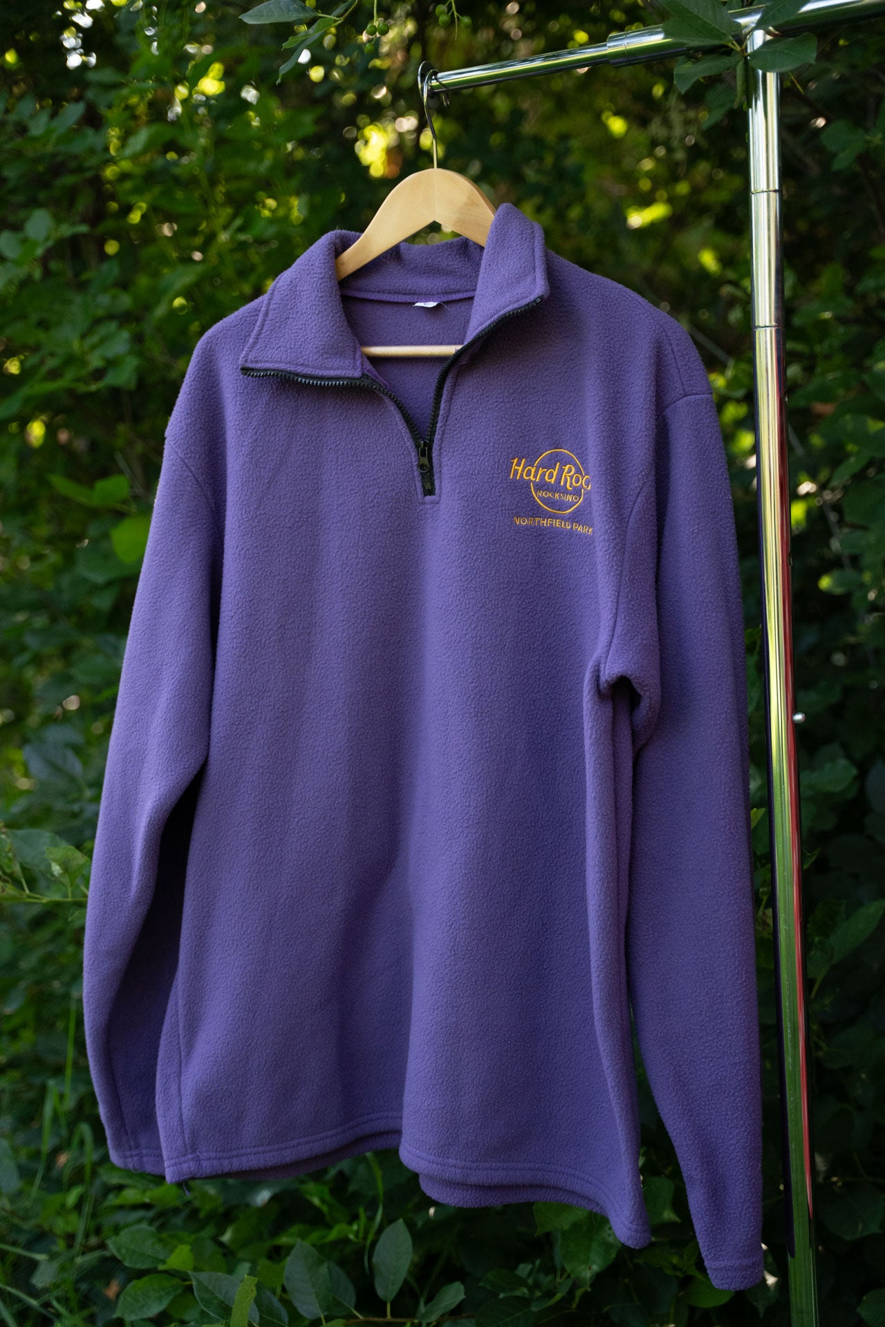 Purple Fleece Zip-Up