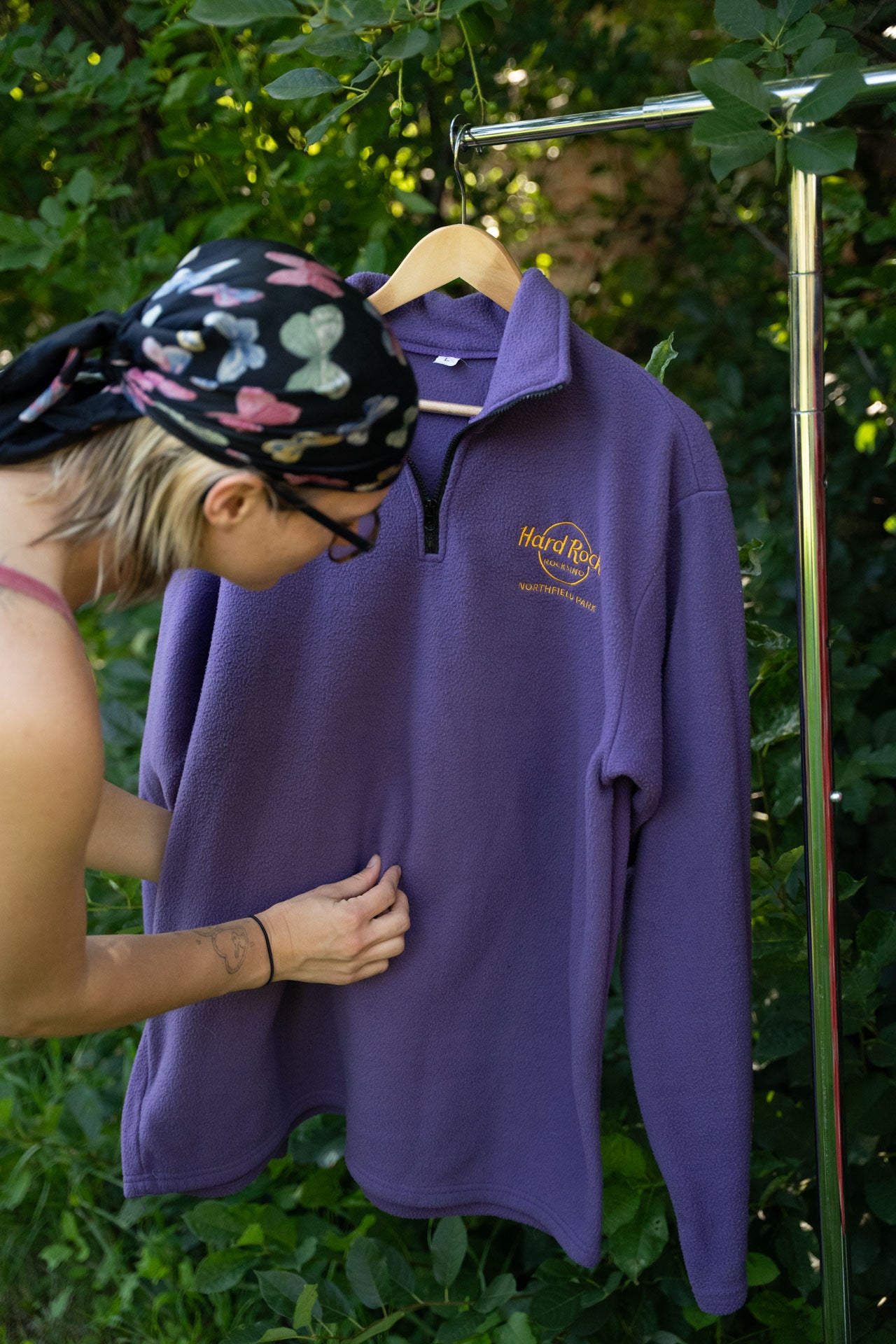 Purple Fleece Zip-Up