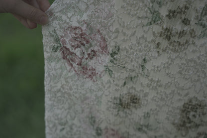 White Floral Lace Dress
