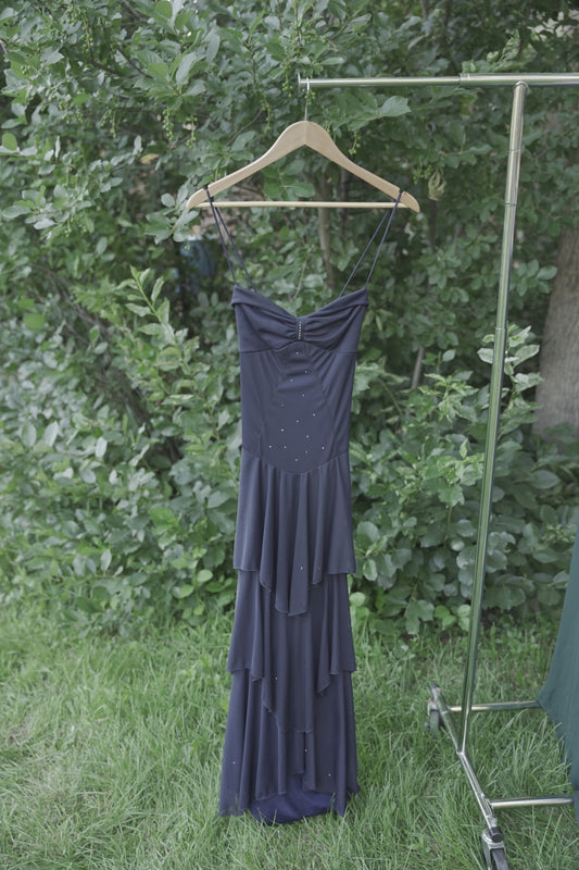 Navy Blue Maxi Dress