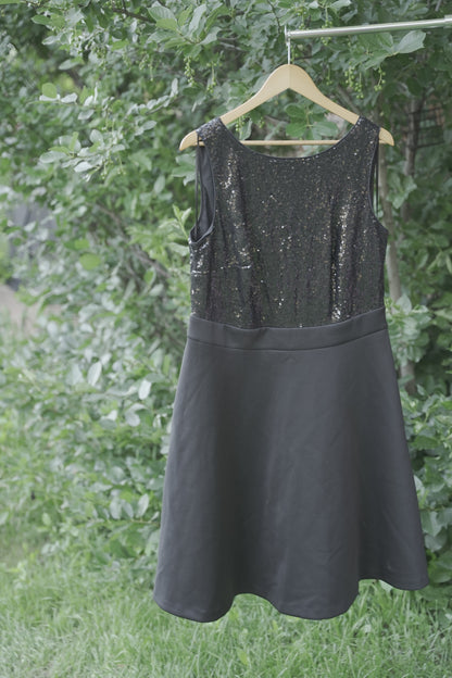 Black Dress with Sequins