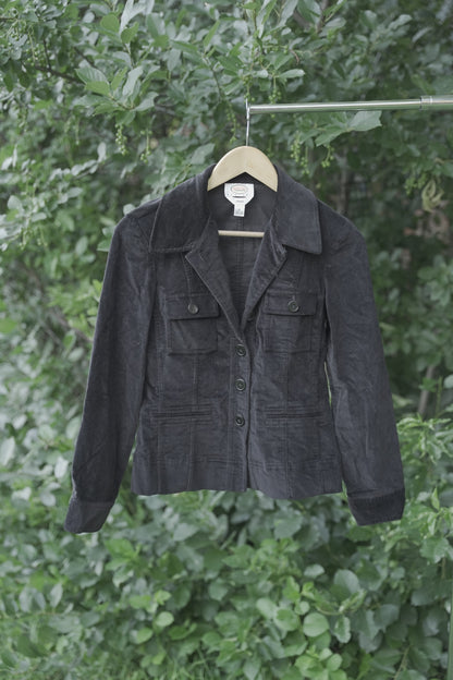 Black Button Up Jacket