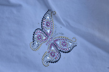 Butterfly Bedazzled Button Up