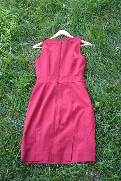 Red Dress with Pockets