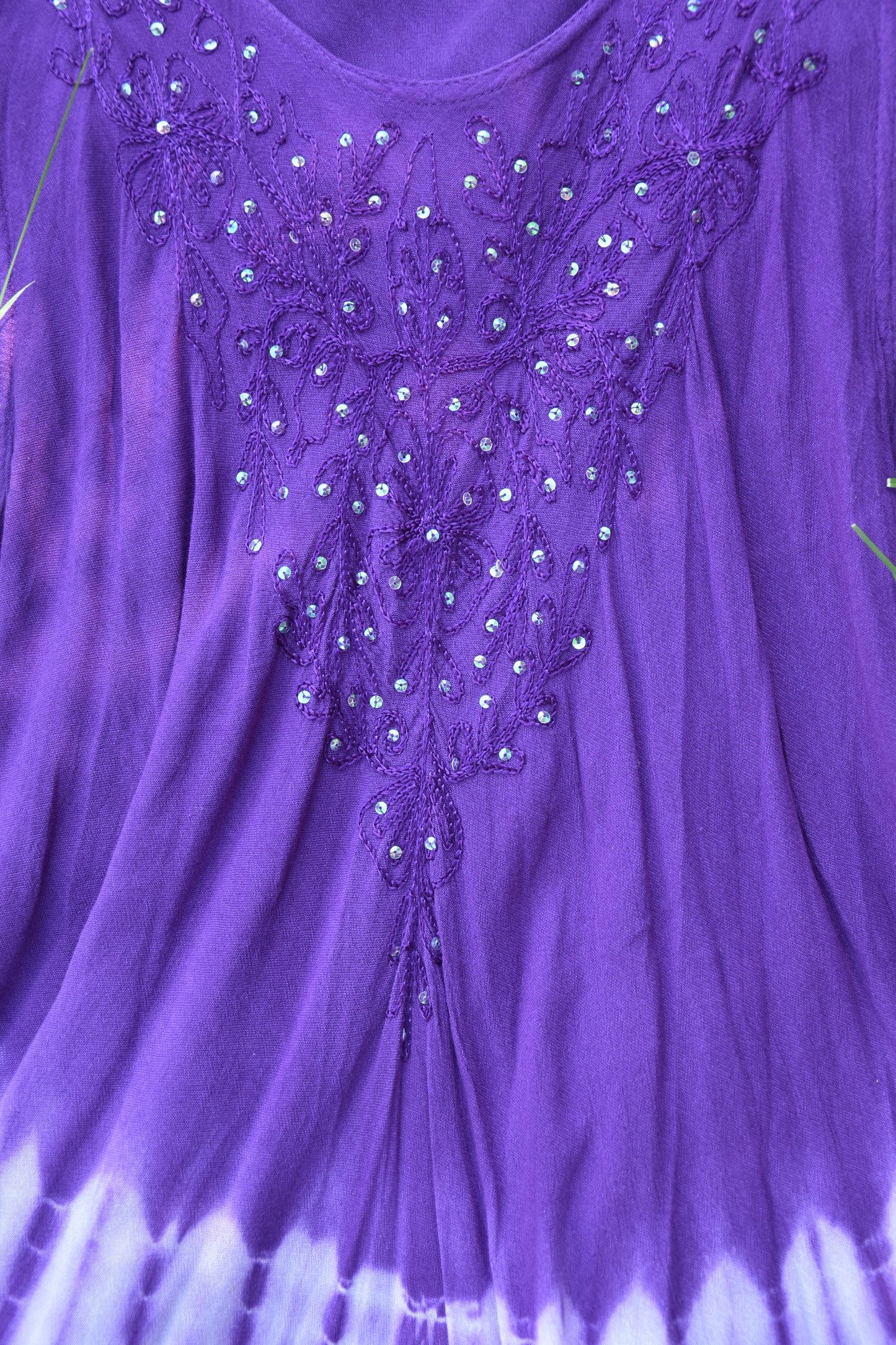 Purple and Orange Tiedye dress