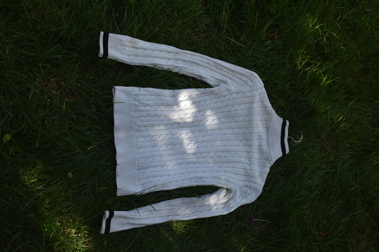 Ribbed Knit Sweater with High Collar