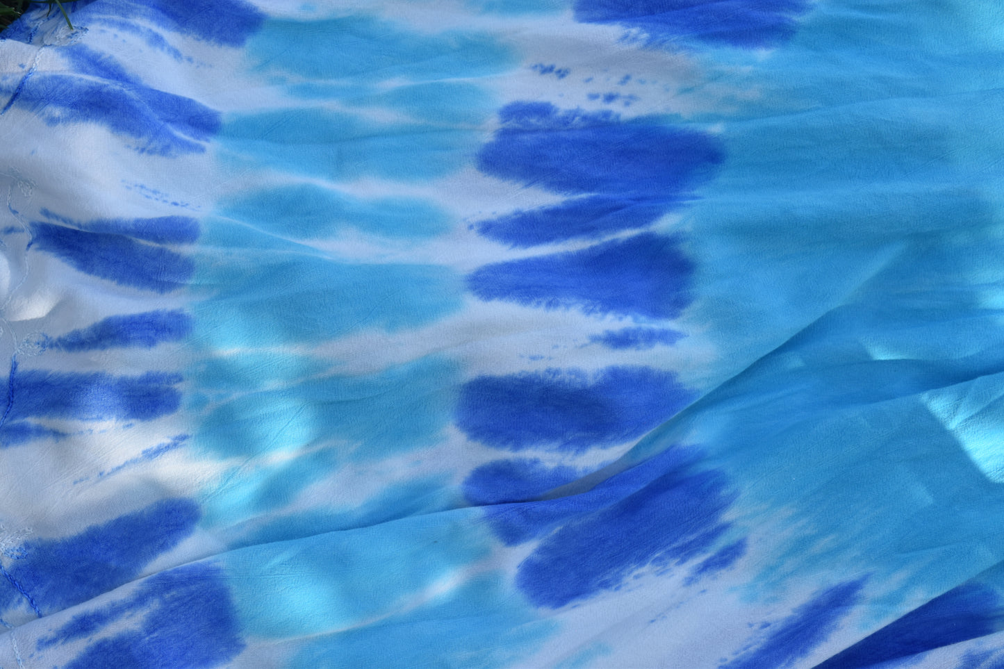 Blue Tie Dye Dress