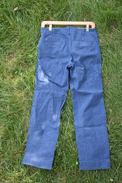 Blue Khaki Pants