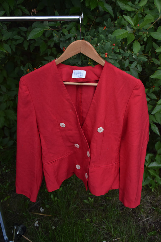 Red Vintage Blazer