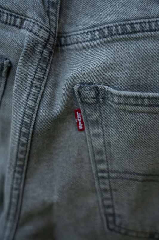 Grey Straight Legged Jeans