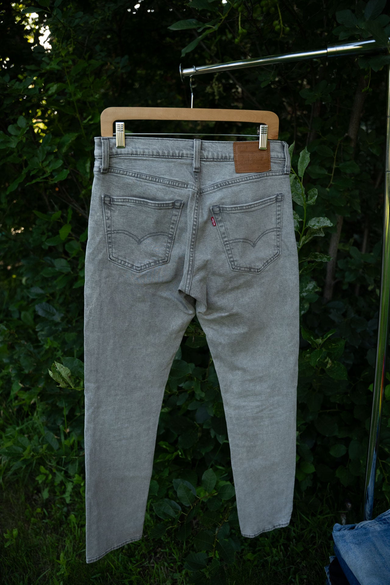 Grey Straight Legged Jeans