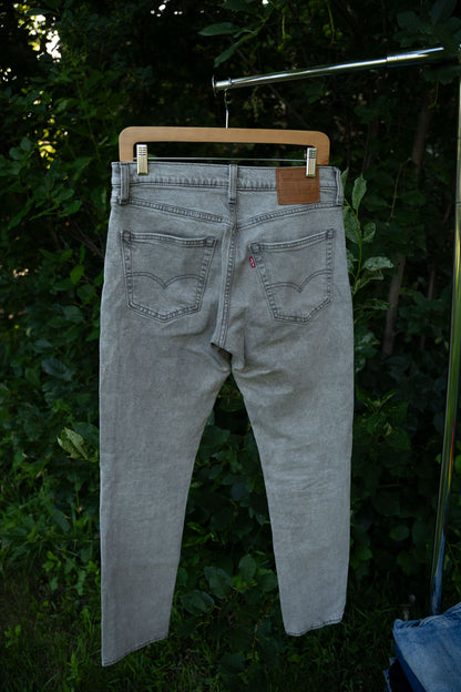 Grey Straight Legged Jeans