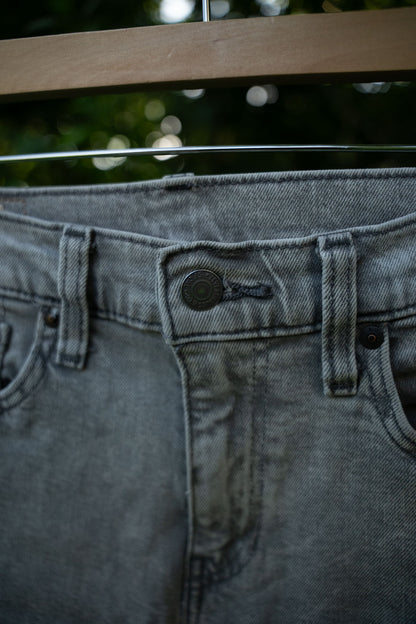 Grey Straight Legged Jeans