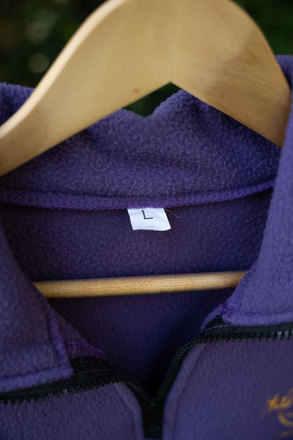 Purple Fleece Zip-Up