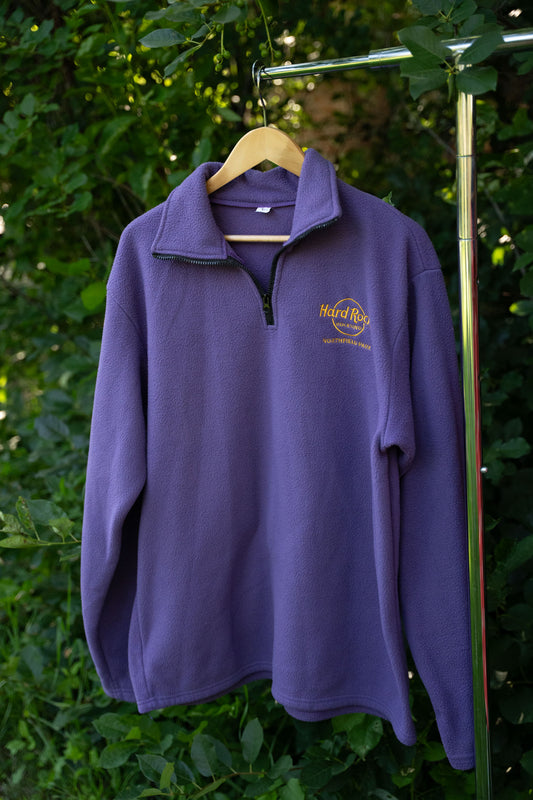 Purple Fleece Zip-Up